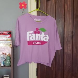Fanta Purple Crop Top